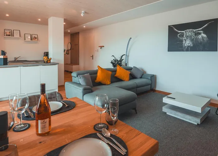 Ferienwohnung Steinablick Mit Grossem Balkon & Garage